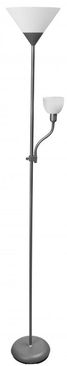 GTV Benfica 2 stojací lampa 2x60 W šedá LP-BENFICA2-80