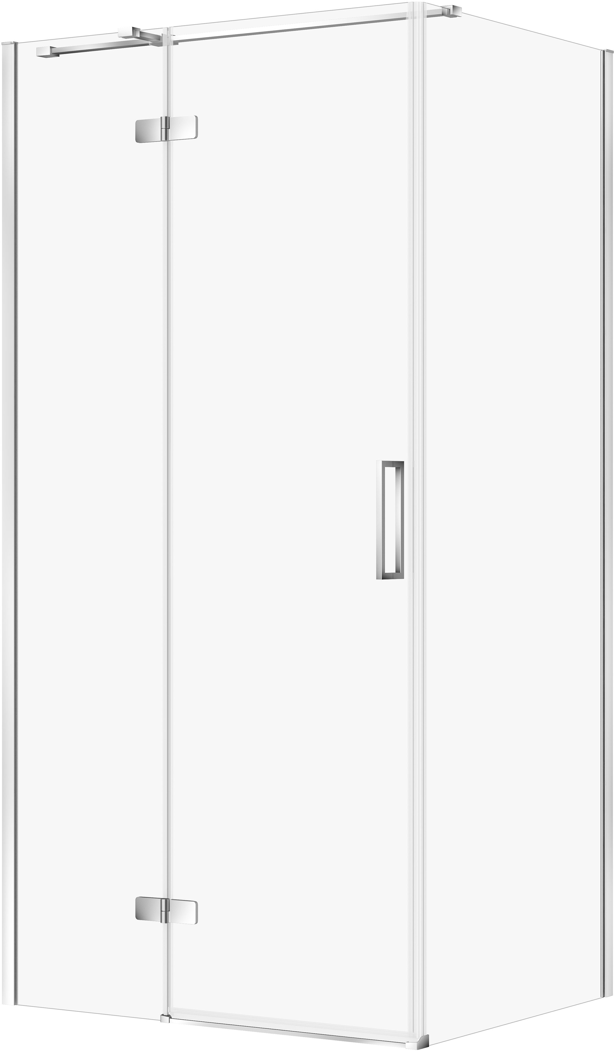 Cersanit City sprchový kout 100x80 cm obdélníkový chrom lesk/průhledné sklo S584-095