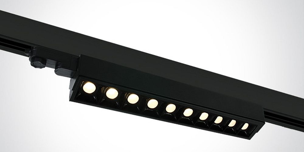 One Light Ampares světlo na kolejnice x50 W černá 65024T/B/W
