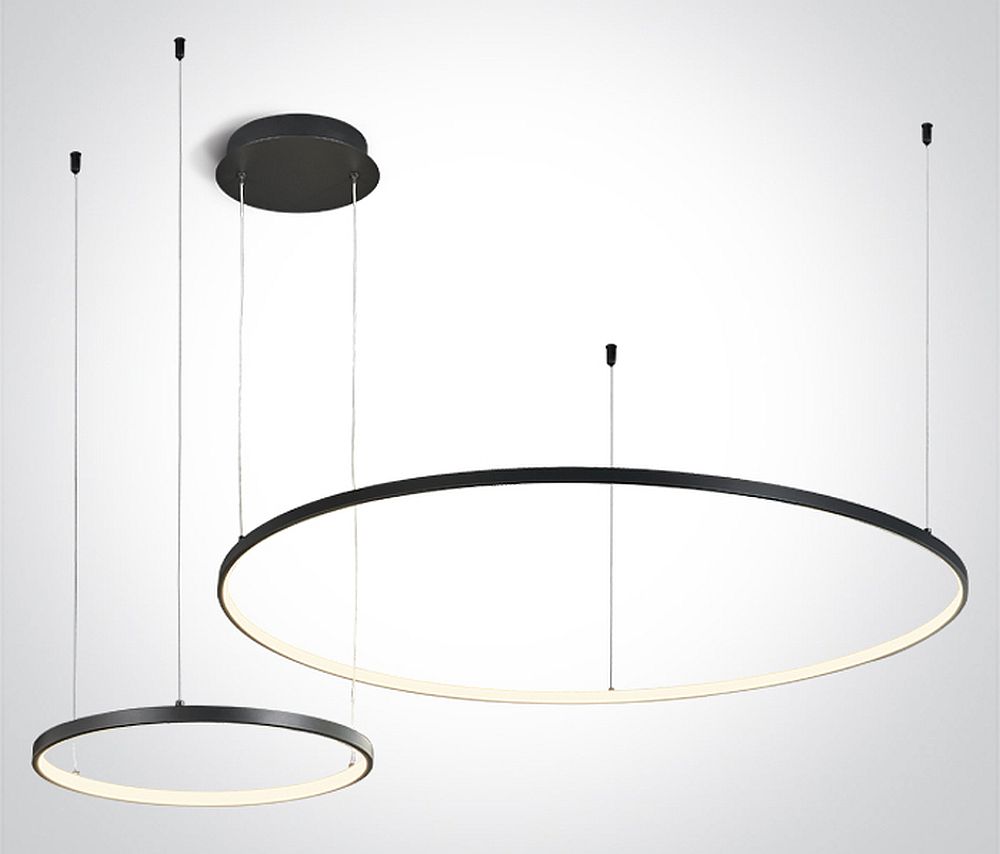 One Light Verdun 2 stropní světlo 1x65 W černá 63150A/B/W