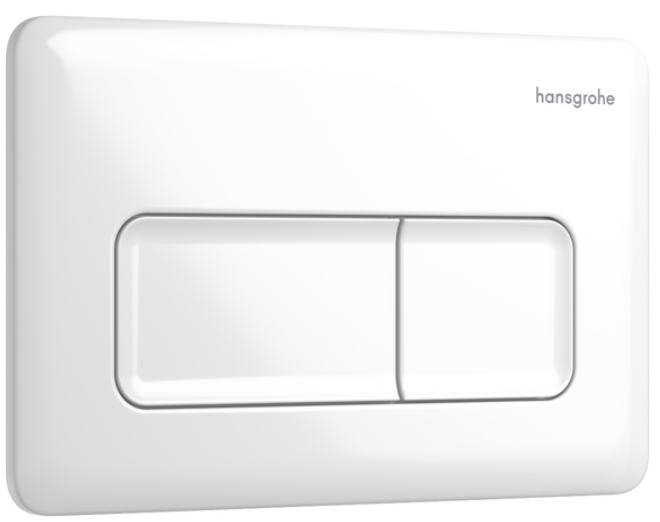 Hansgrohe iFrame Original Q splachovací tlačítko pro WC bílá 66001450