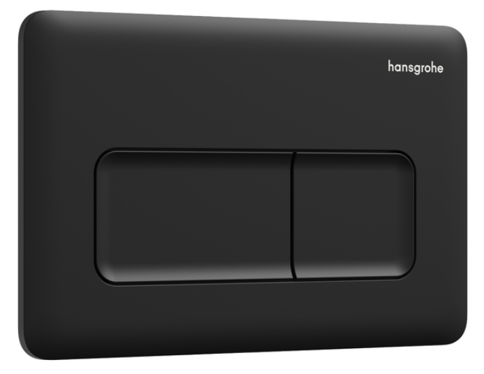 Hansgrohe iFrame Original Q splachovací tlačítko pro WC černá 66001670