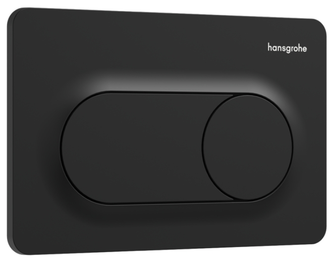 Hansgrohe iFrame Original S splachovací tlačítko pro WC černá 66002670