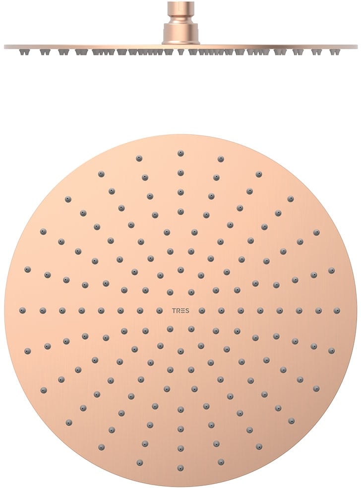 Tres hlavová sprcha 30x30 cm kulatý zlatá 134315010OPM