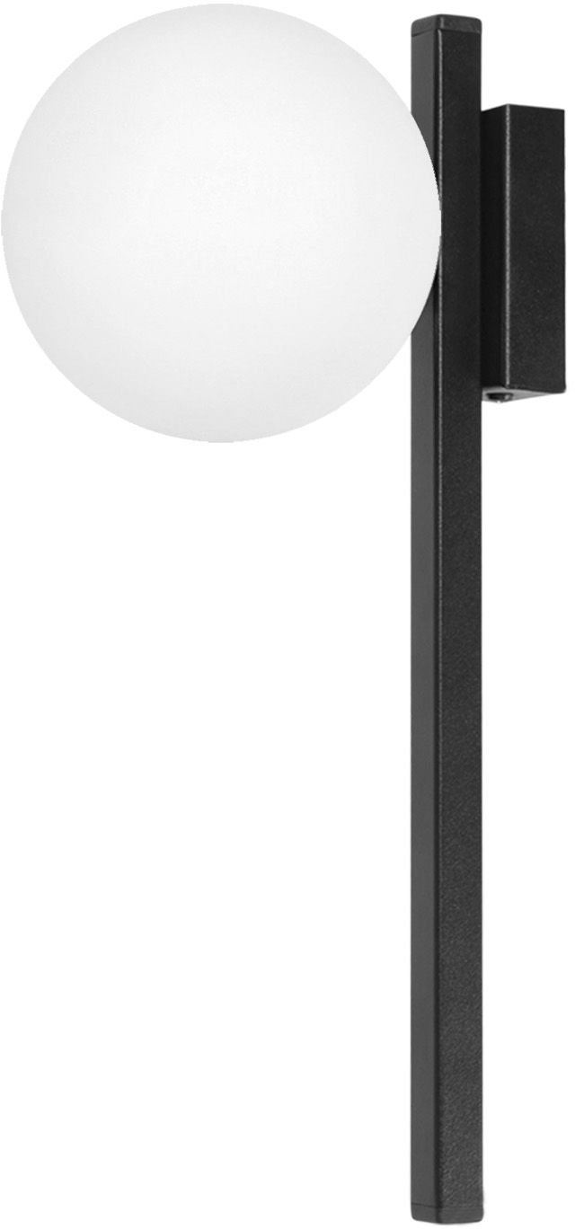 Kaja Korfu nástěnné svítidlo 1x10 W bílá-černá K-5462