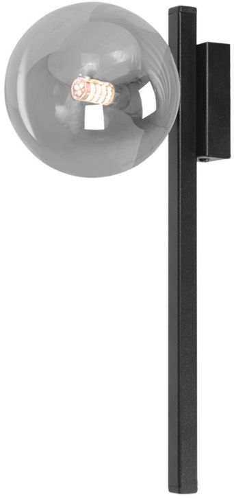 Kaja Paxi nástěnné svítidlo 1x10 W černá-grafitová K-5467