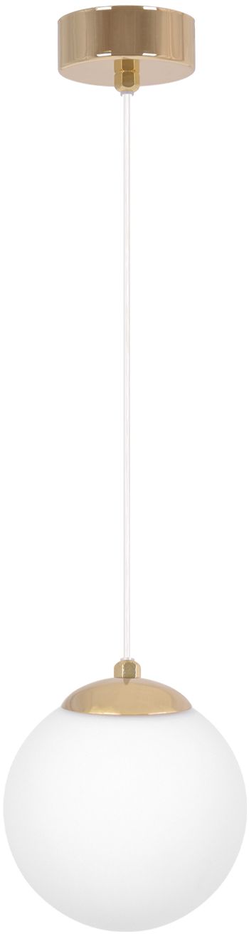 Kaja Lumia závěsné svítidlo 1x10 W bílá-zlatá K-5400