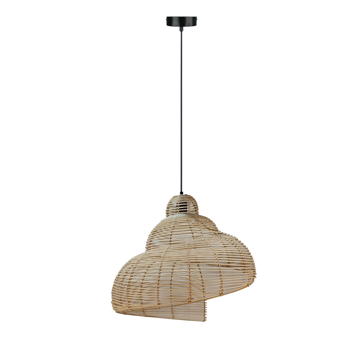 Light Prestige Shella závěsné svítidlo 1x15 W ratan LP-1806/1P 60cm