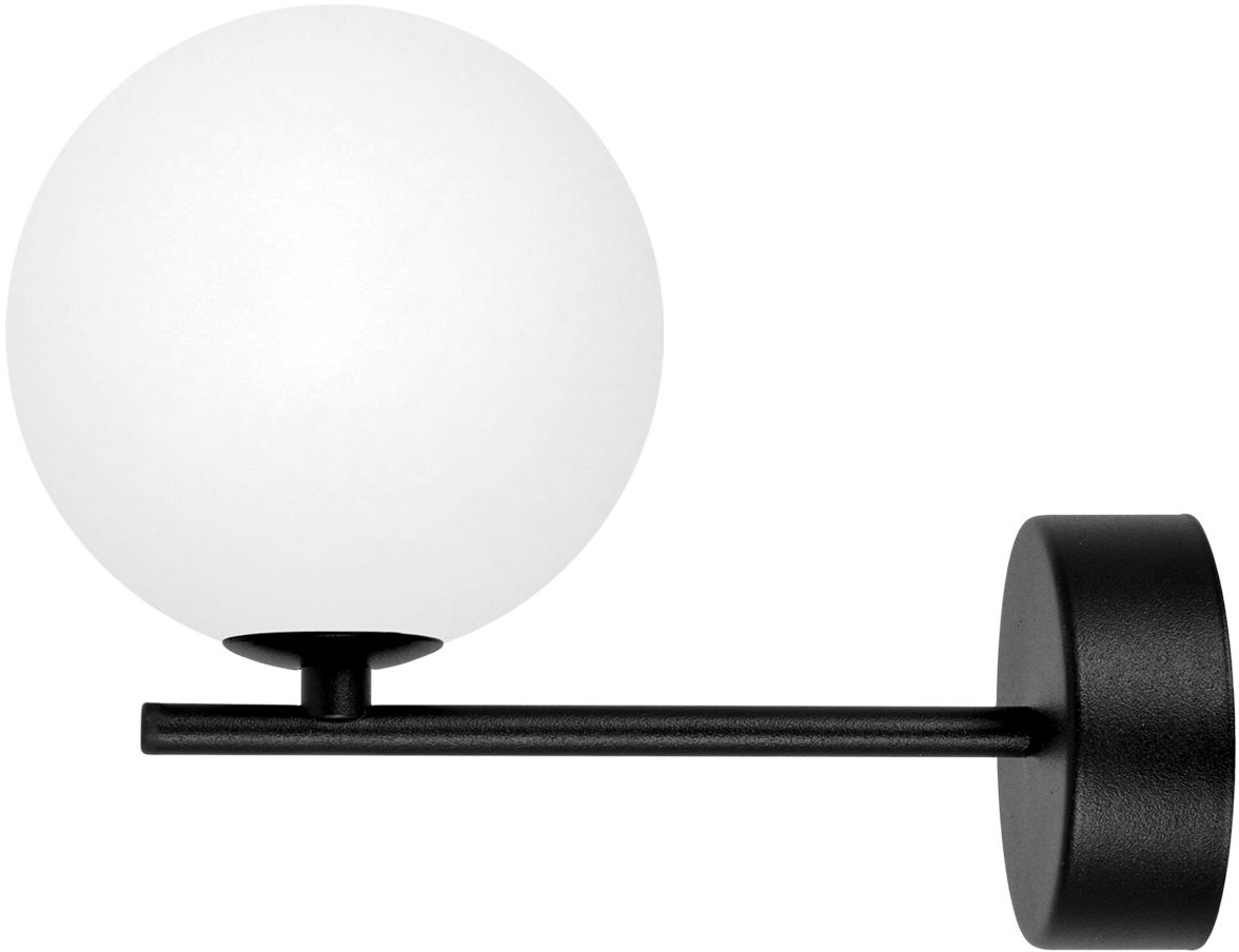 Kaja Aspen nástěnné svítidlo 1x10 W bílá-černá K-5553