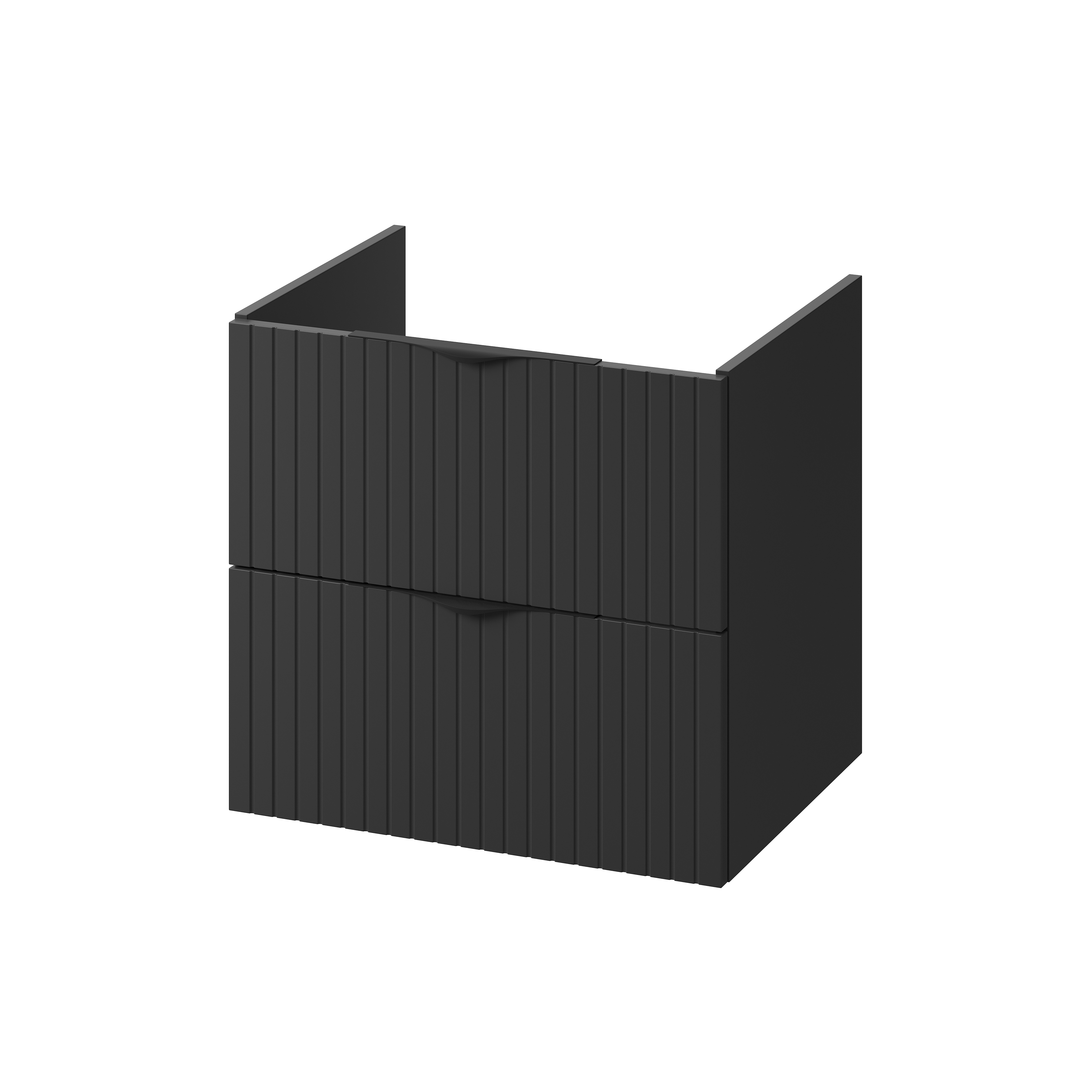 Cersanit Tirso skříňka 59.4x44.7x57.2 cm pod umyvadlo závěsná černá S1017-010