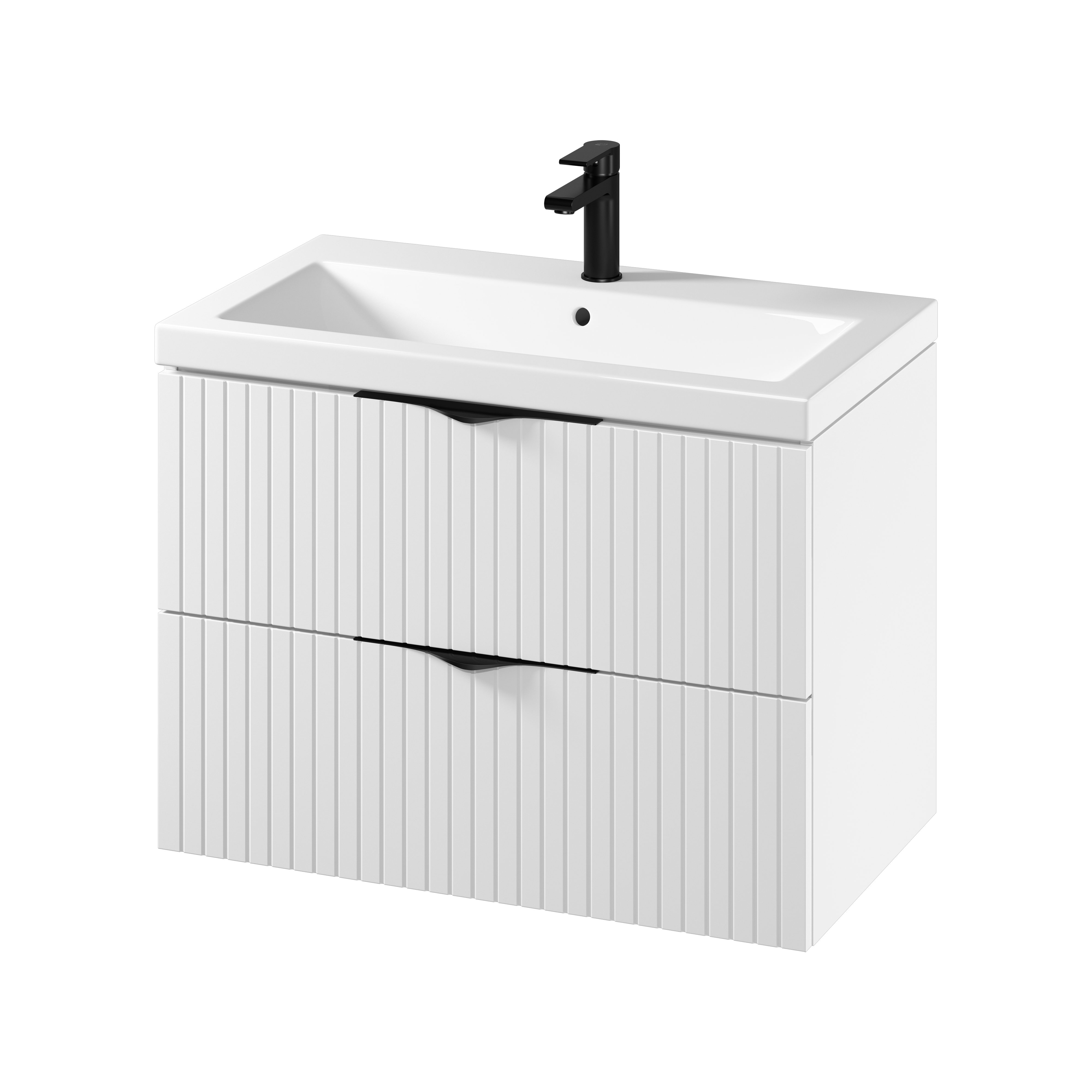 Cersanit Tirso umyvadla se skříňkou 80 cm bílá S801-547