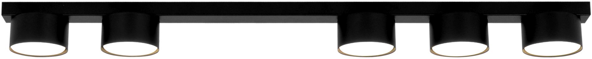 Kaja Cruz stropní světlo 5x10 W černá K-5533