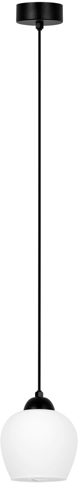 Kaja Abro závěsné svítidlo 1x15 W bílá-černá K-5600