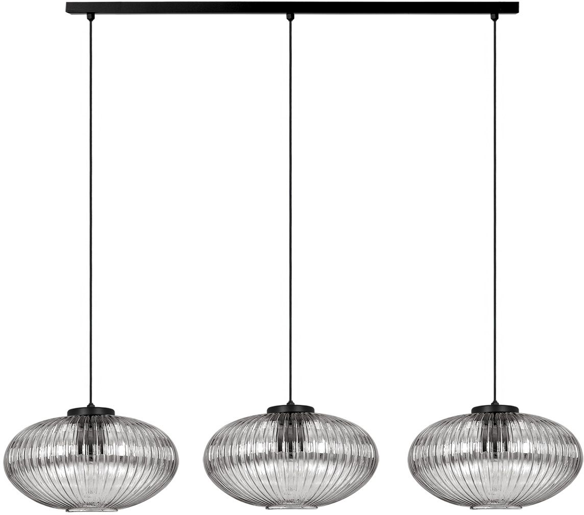 Kaja Arco závěsné svítidlo 3x15 W černá-grafitová K-5678