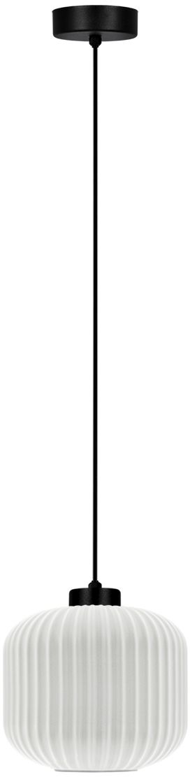 Kaja Sparta závěsné svítidlo 1x15 W bílá-černá K-5640