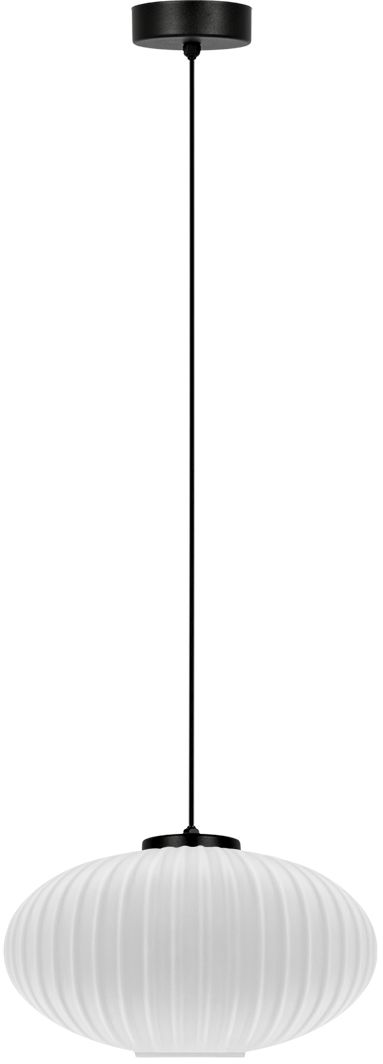 Kaja Peso závěsné svítidlo 1x15 W bílá-černá K-5670
