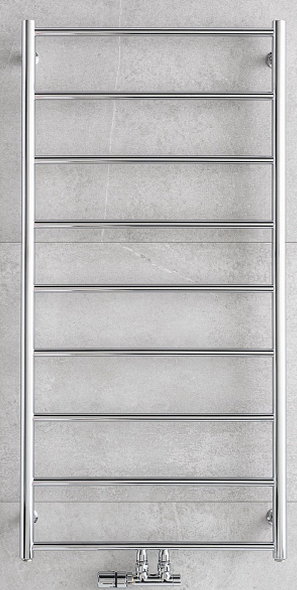 P.M.H. Naas koupelnový radiátor žebříkový 77.5x60 cm černá NS2BL-M