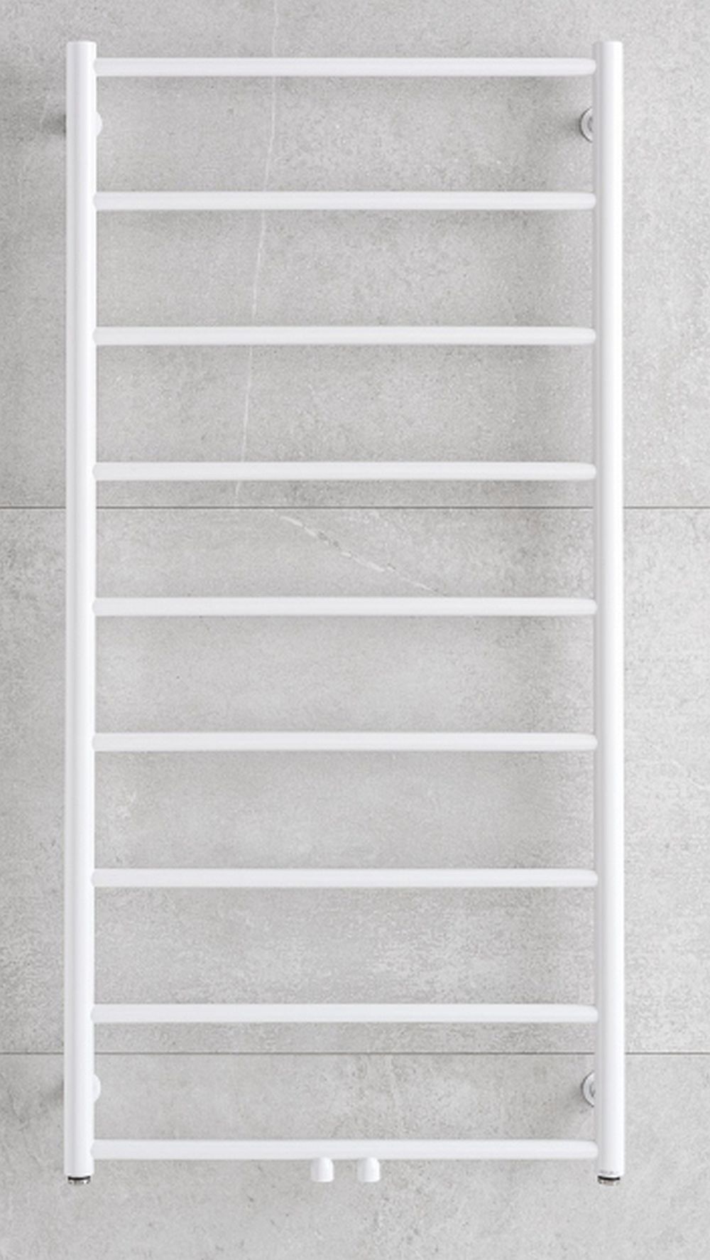 P.M.H. Naas koupelnový radiátor žebříkový 121x50 cm bílá NS3WE-M