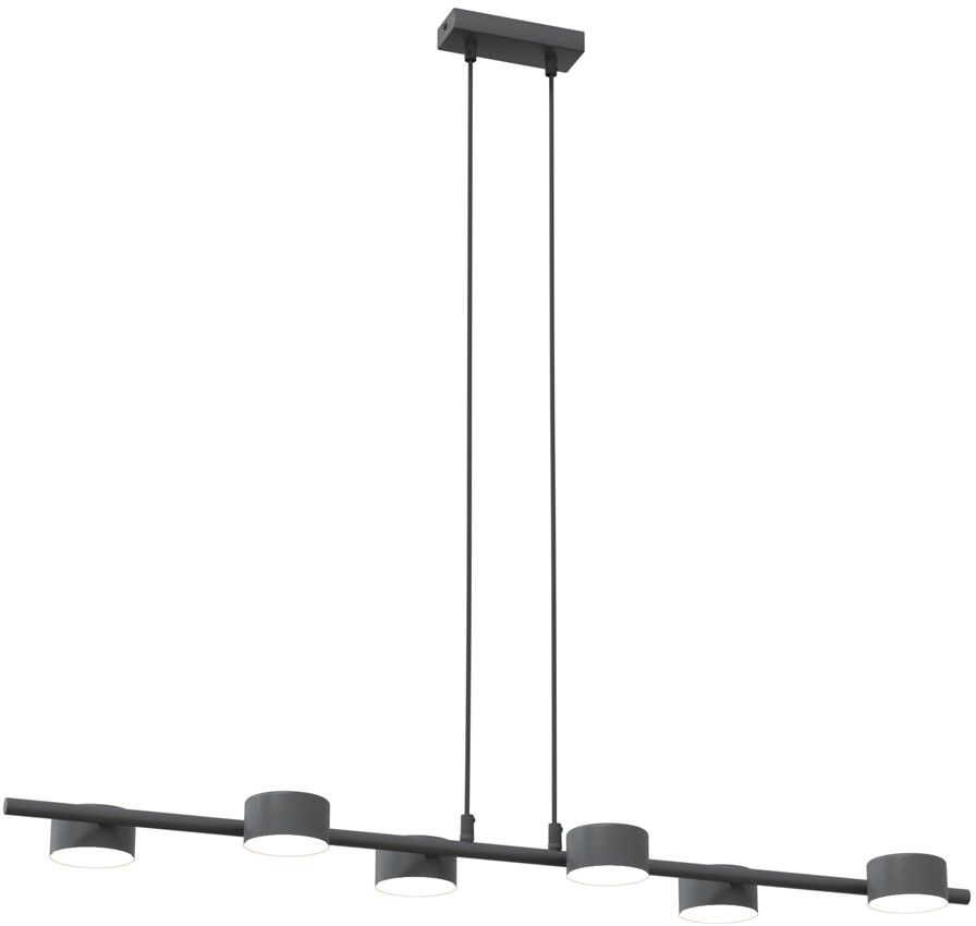 Emibig Sora závěsné svítidlo 6x12 W černá 1440/6