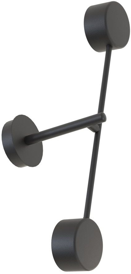 Emibig Natsu nástěnné svítidlo 2x12 W černá 1444/K2