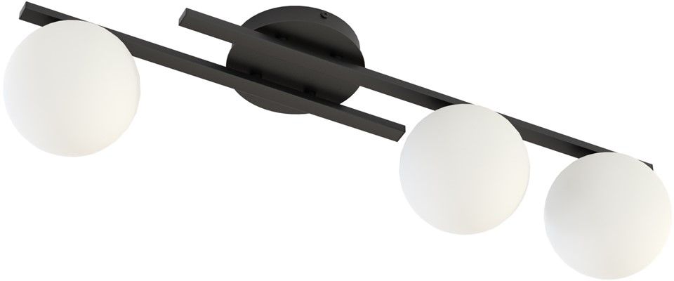 Emibig Kairo stropní světlo 3x10 W opálová 1446/3