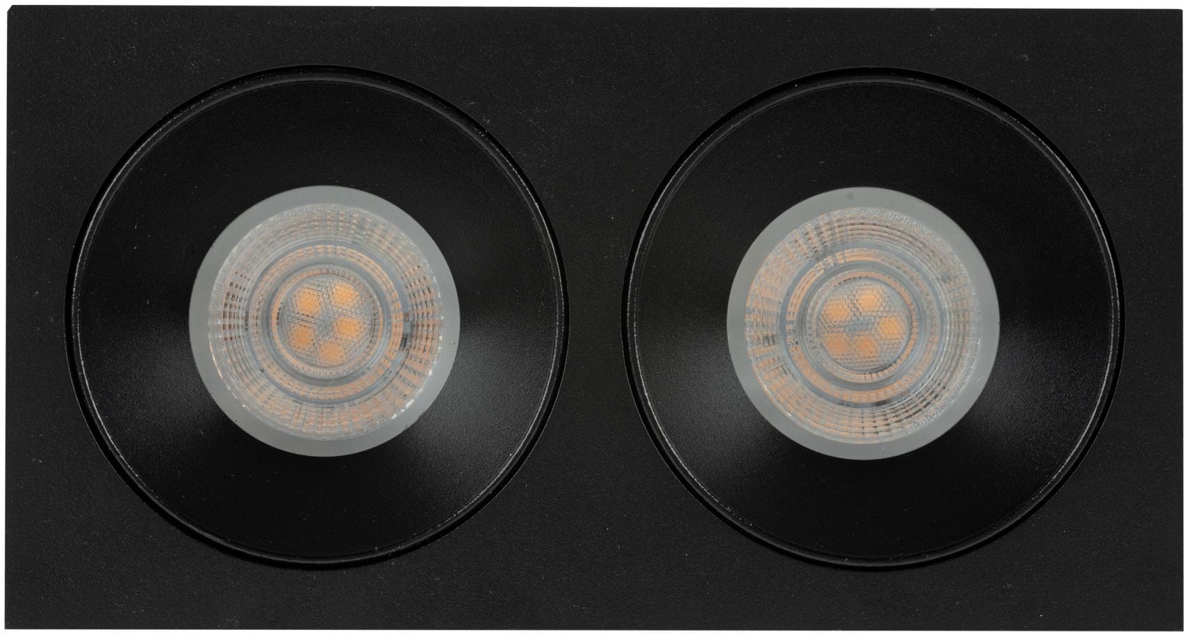 TK Lighting Prisma zapuštěná světla 2x10 W černá 10579