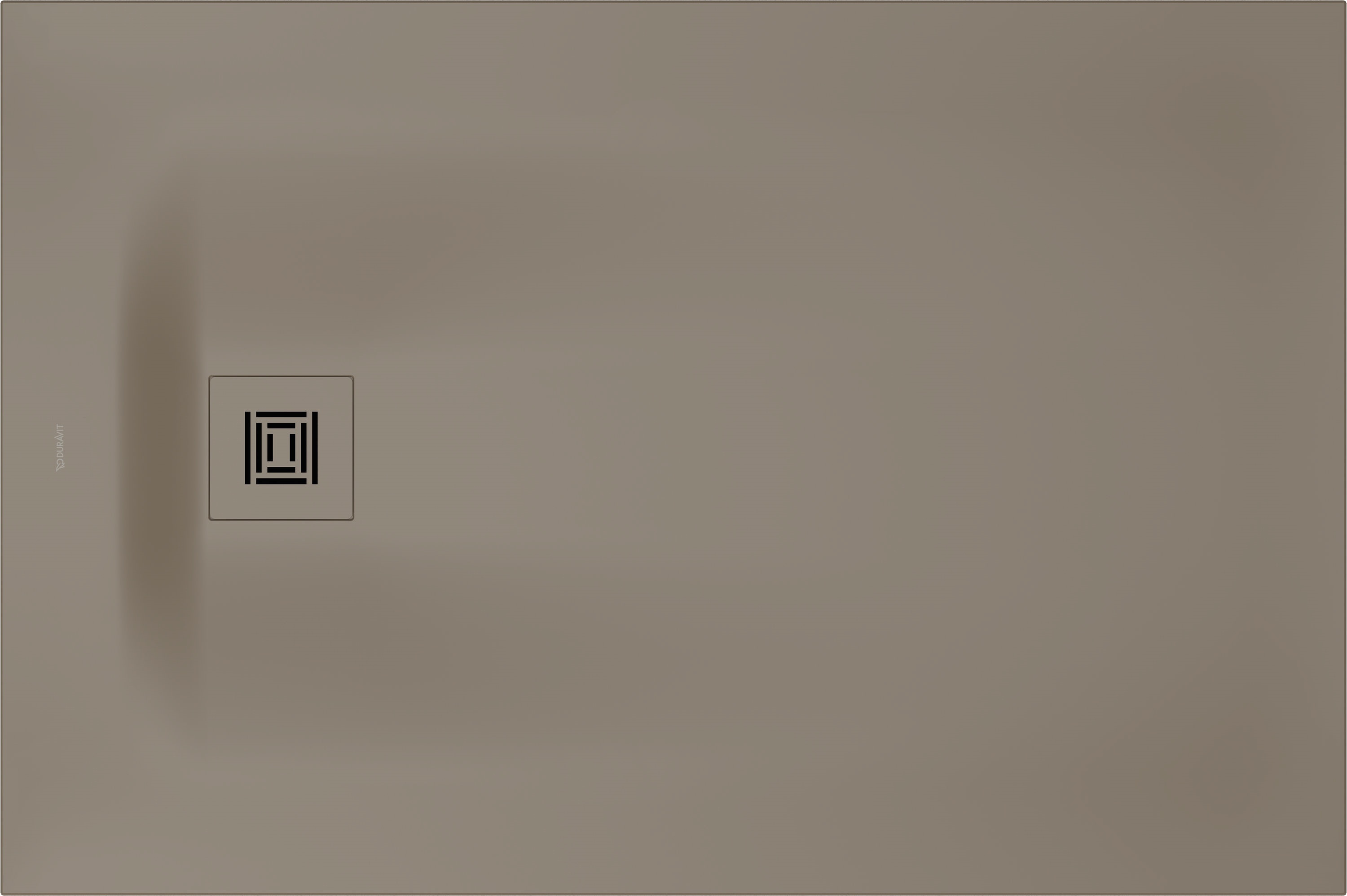 Duravit Sustano obdélníková sprchová vanička 120x80 cm kávová 720276640000000