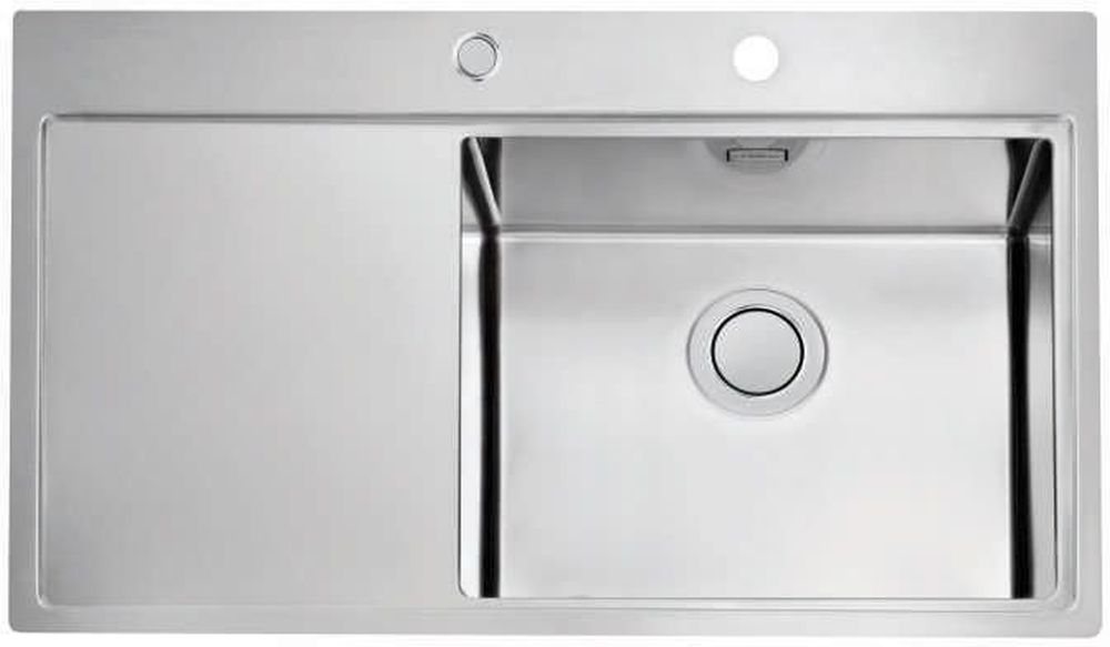 Alveus Pure ocelový dřez 86x52.5 cm ocel 1149518