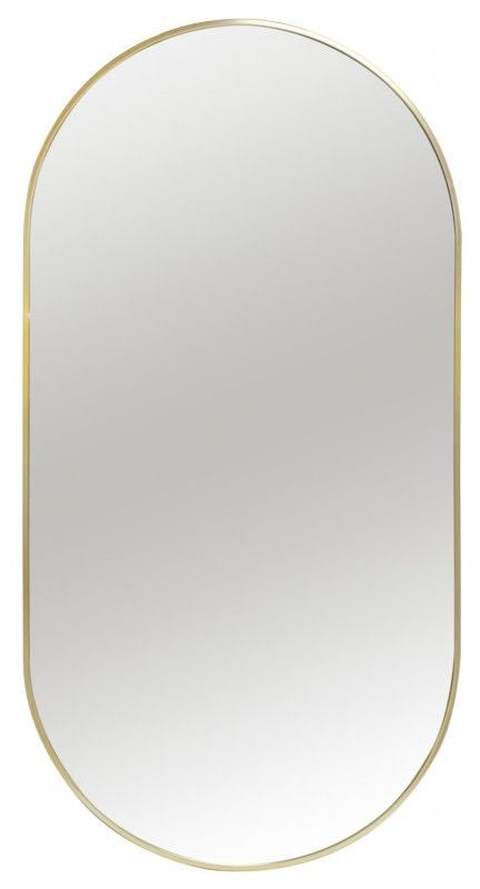 Ars Longa Scandi zrcadlo 40x80 cm oválný zlatá SCANDI4080-ZS