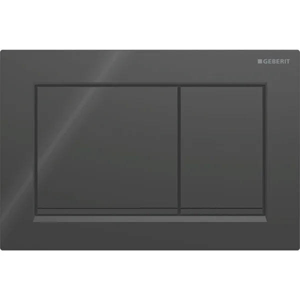 Geberit Omega20 splachovací tlačítko pro WC černá 115.080.DW.1