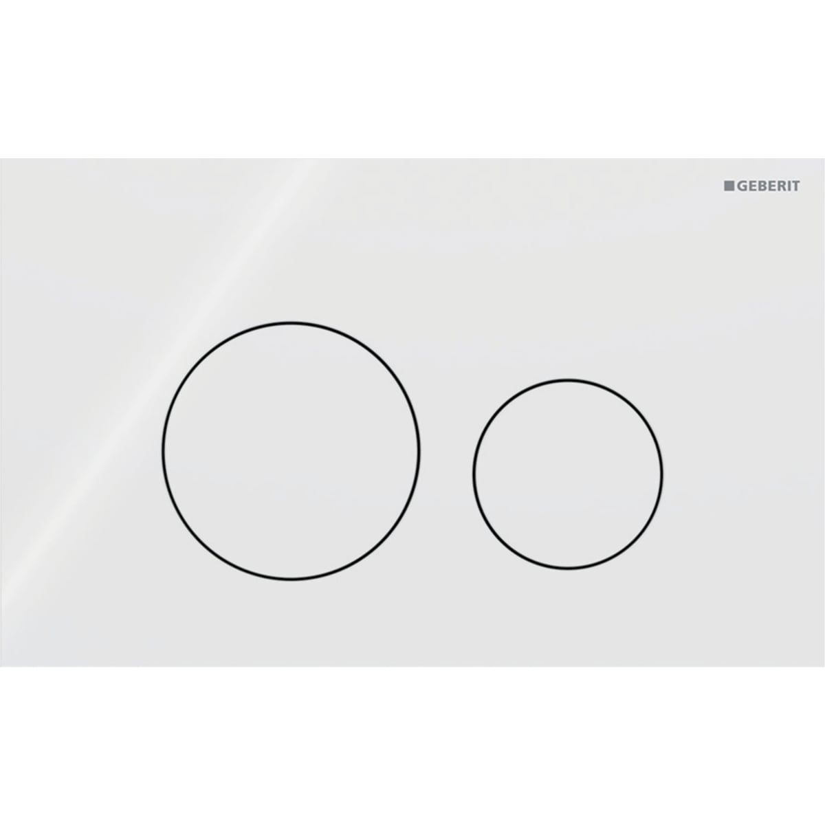 Geberit Sigma40 splachovací tlačítko pro WC bílá 115.628.SI.1