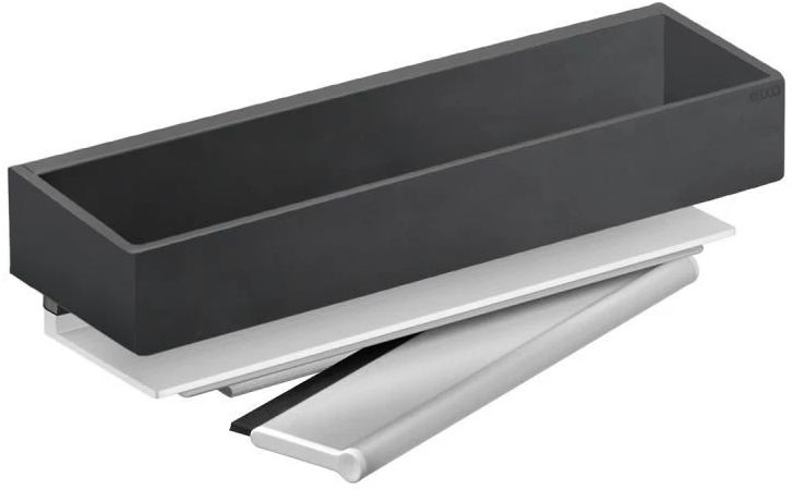 Keuco Edition 11 koupelnový košík chrom-černá 11159130000