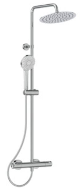 Ideal Standard Ceratherm sprchová sada na stěnu s termostatem s dešťovou sprchou chrom A7565AA