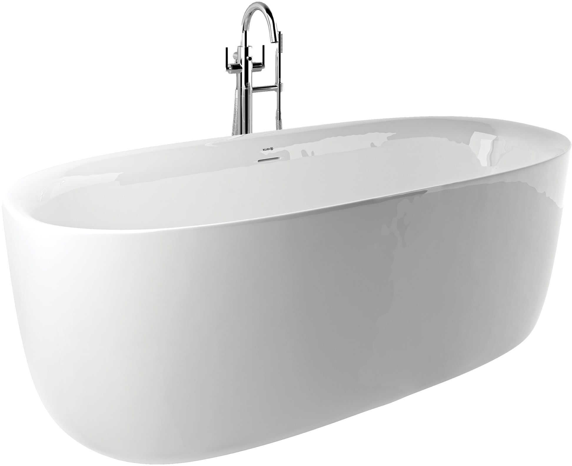 Kludi Elin O volně stojící vana 180x80 cm oválná bílá 52BF0143