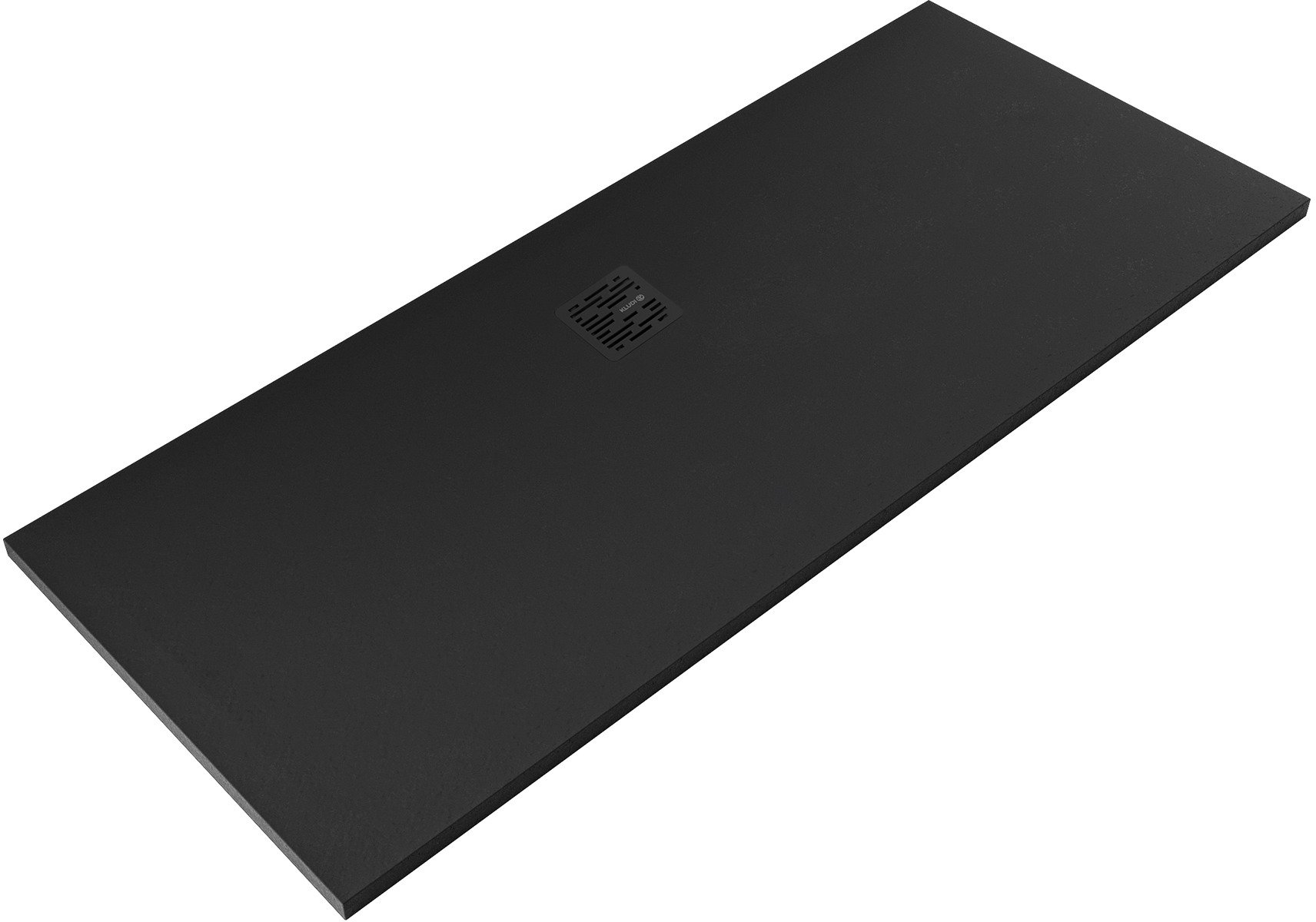 Kludi Terra obdélníková sprchová vanička 170x70 cm černá 08DW1939