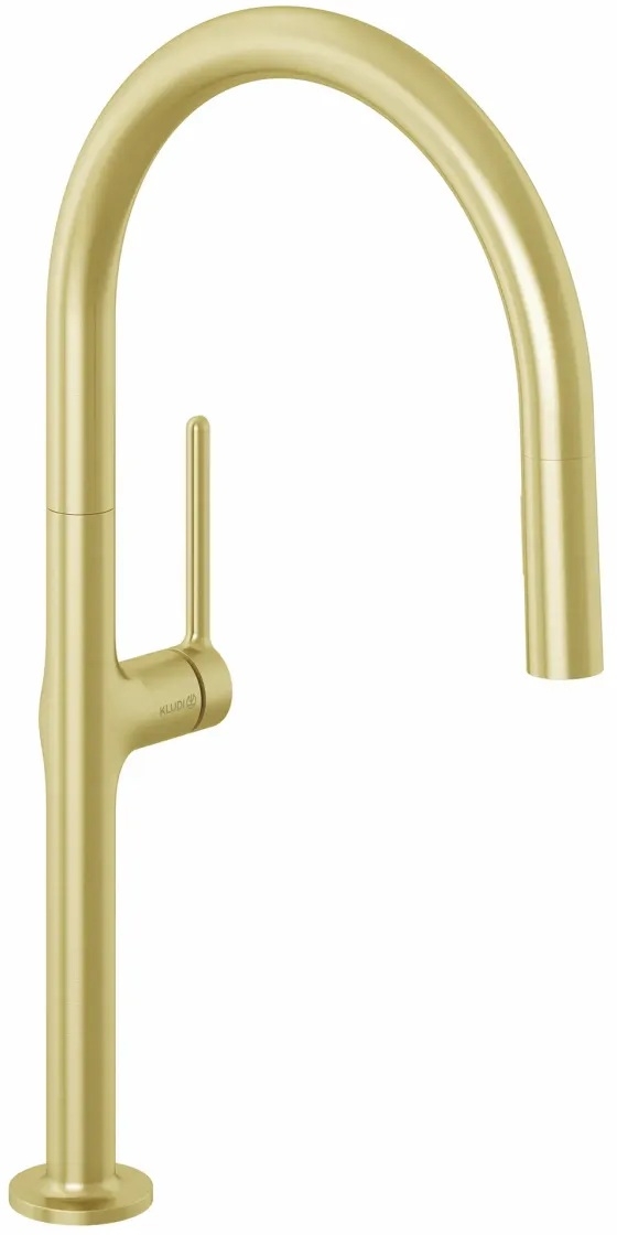 Kludi Reef kuchyňská baterie stojící zlatá/staré zlato 50851N075