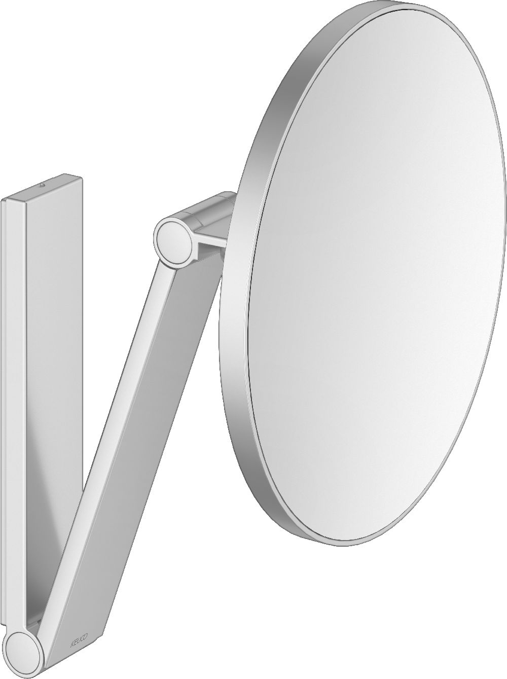 Keuco Cosmetic mirrors kosmetické zrcátko 21.2x31.4 cm kulaté s podsvícením 17612210000
