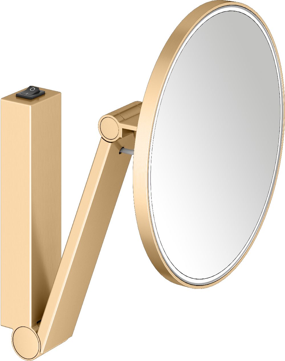 Keuco Cosmetic mirrors kosmetické zrcátko 21.2x31.8 cm kulaté s podsvícením 17612259004
