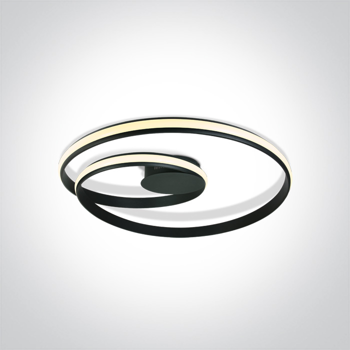 One Light Sion stropní světlo 1x30 W černá 63066/B