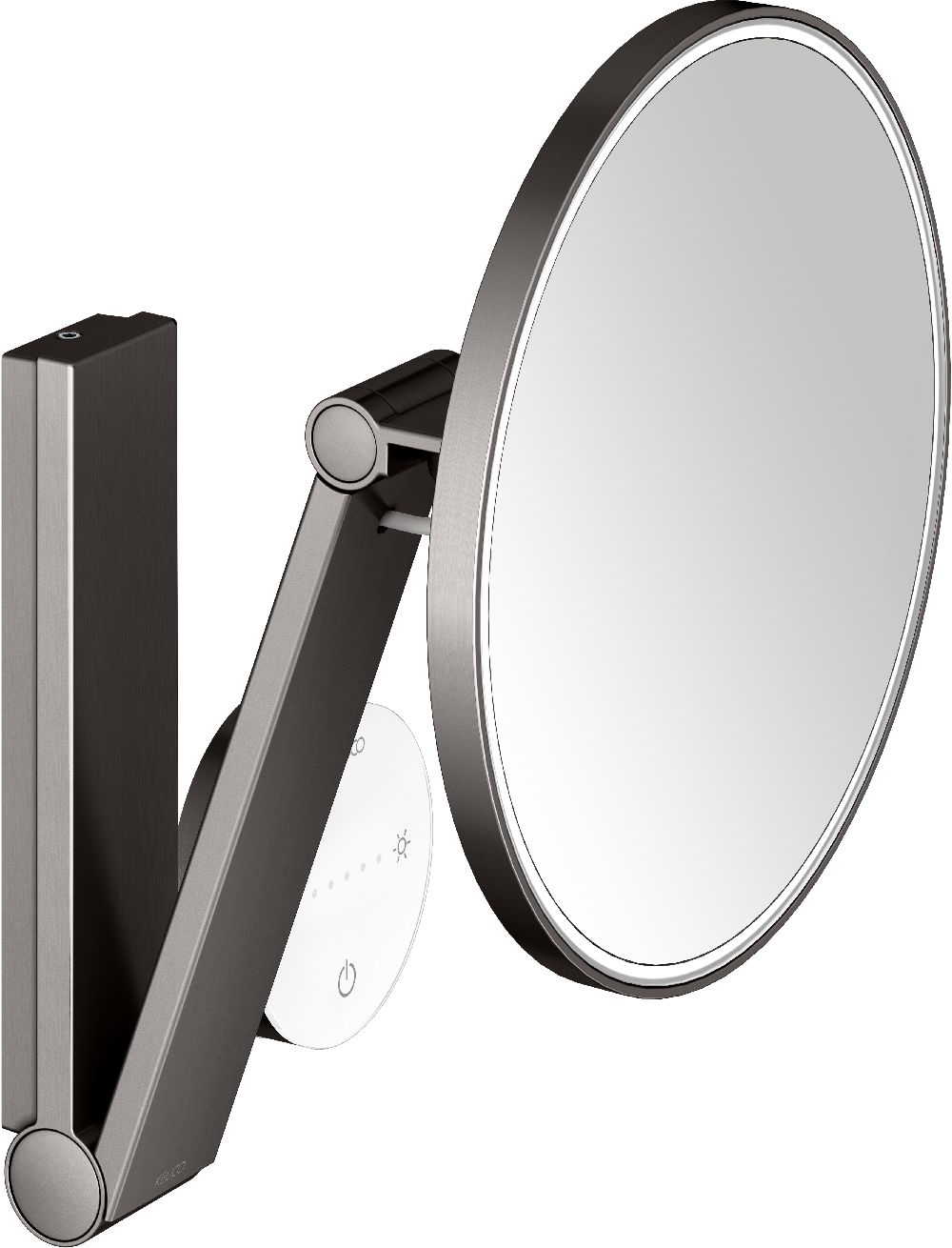 Keuco Cosmetic mirrors kosmetické zrcátko 21.2x31.4 cm kulaté s podsvícením 17612359002