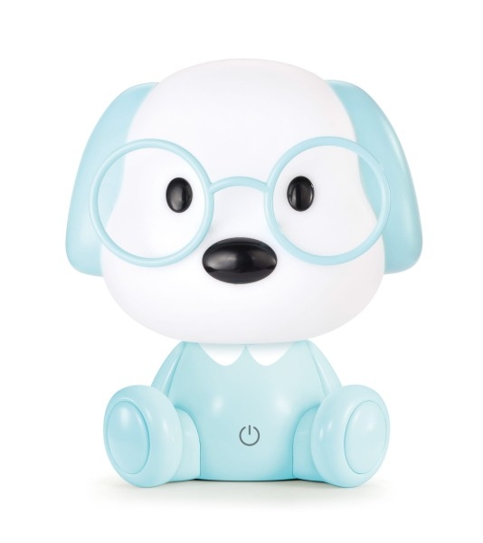 Zuma Line Pies dětská noční lampička 1x3 W modrá KDR-621-BL