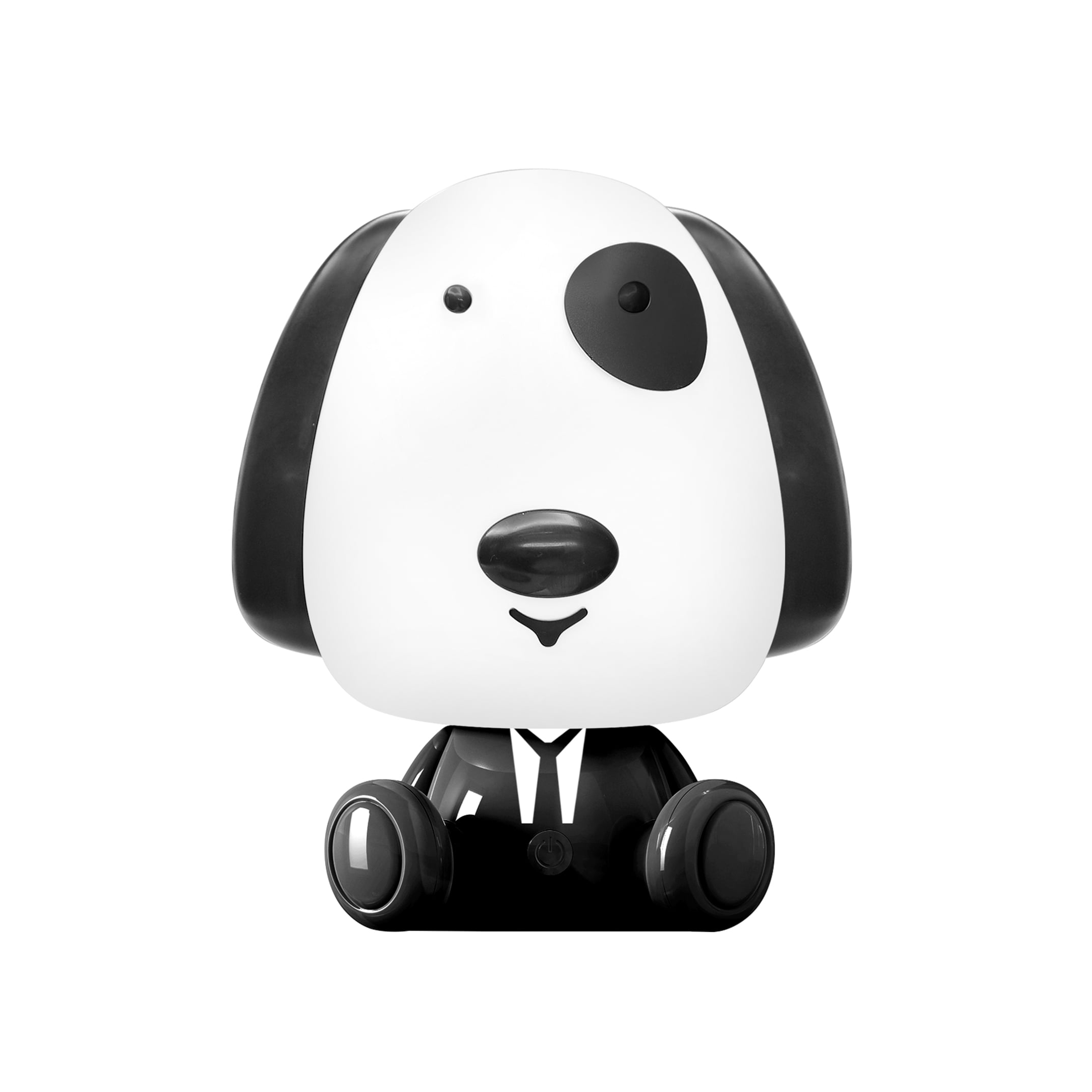 Zuma Line Pies dětská noční lampička 1x3 W bílá-černá KDR-606-BL