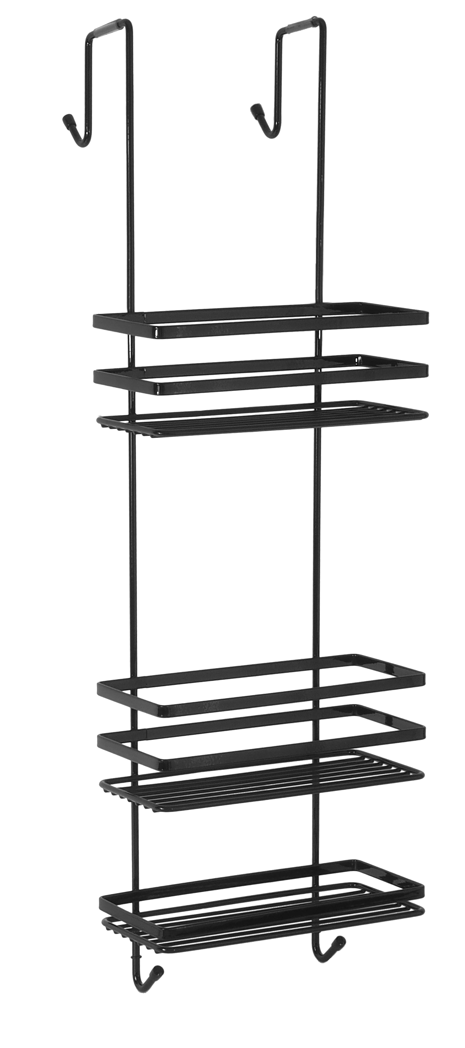 Hyggli Inox polička do sprchy 25 cm černá 50-115
