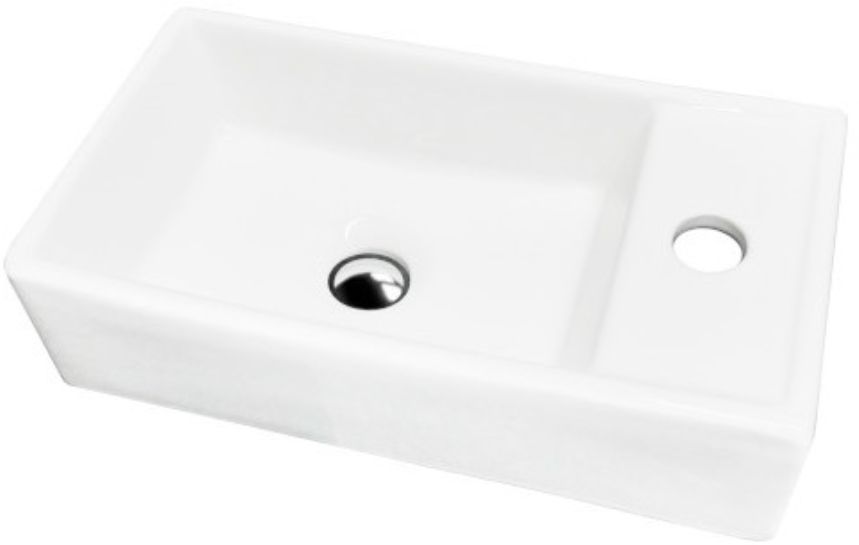 LaVita Gila umyvadlo 42x23 cm obdélníkový na pult bílá 5900378345688