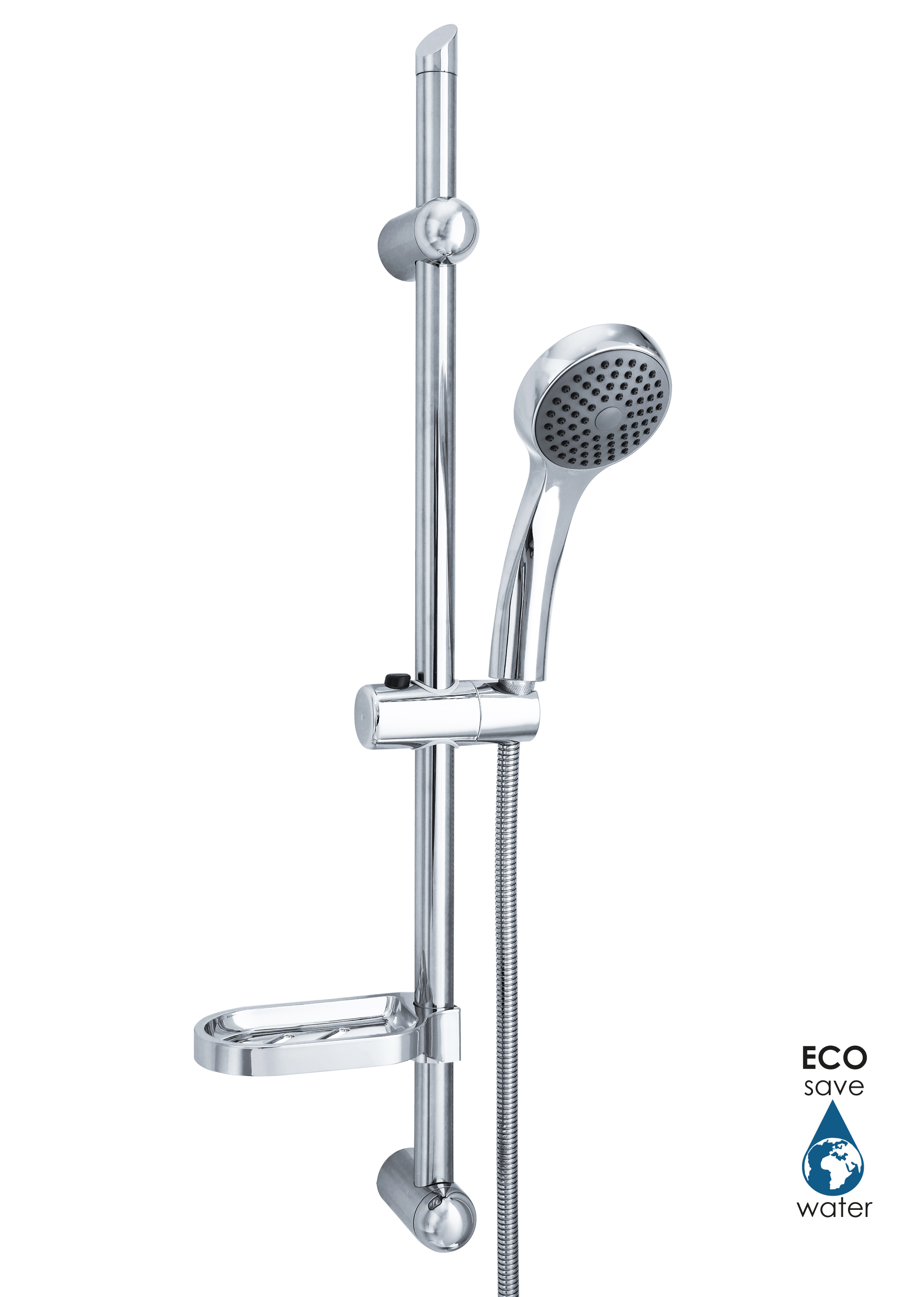 Hyggli Eco sprchová sada na stěnu chrom 14-125