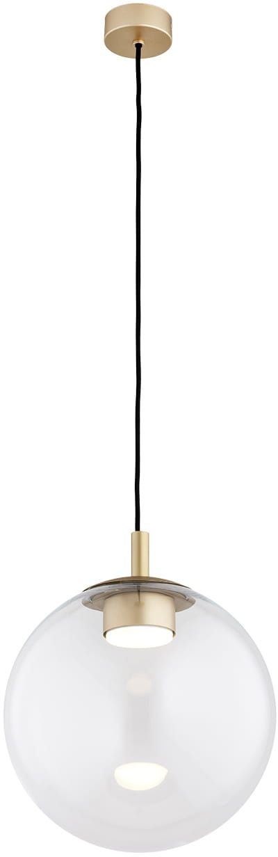 Argon Sacramento závěsné svítidlo 1x12 W průhledná-zlatá 8828