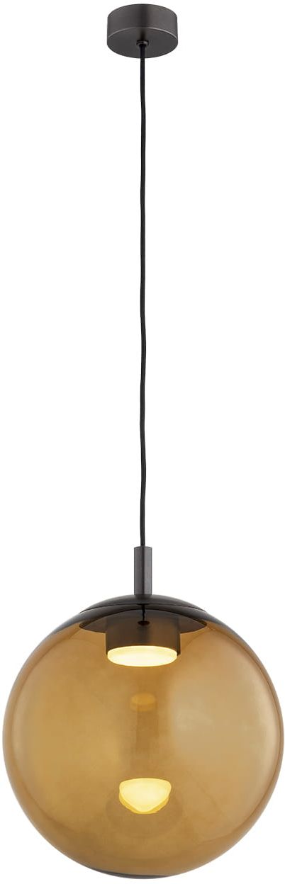 Argon Sacramento závěsné svítidlo 1x12 W jantarová-titan 8831