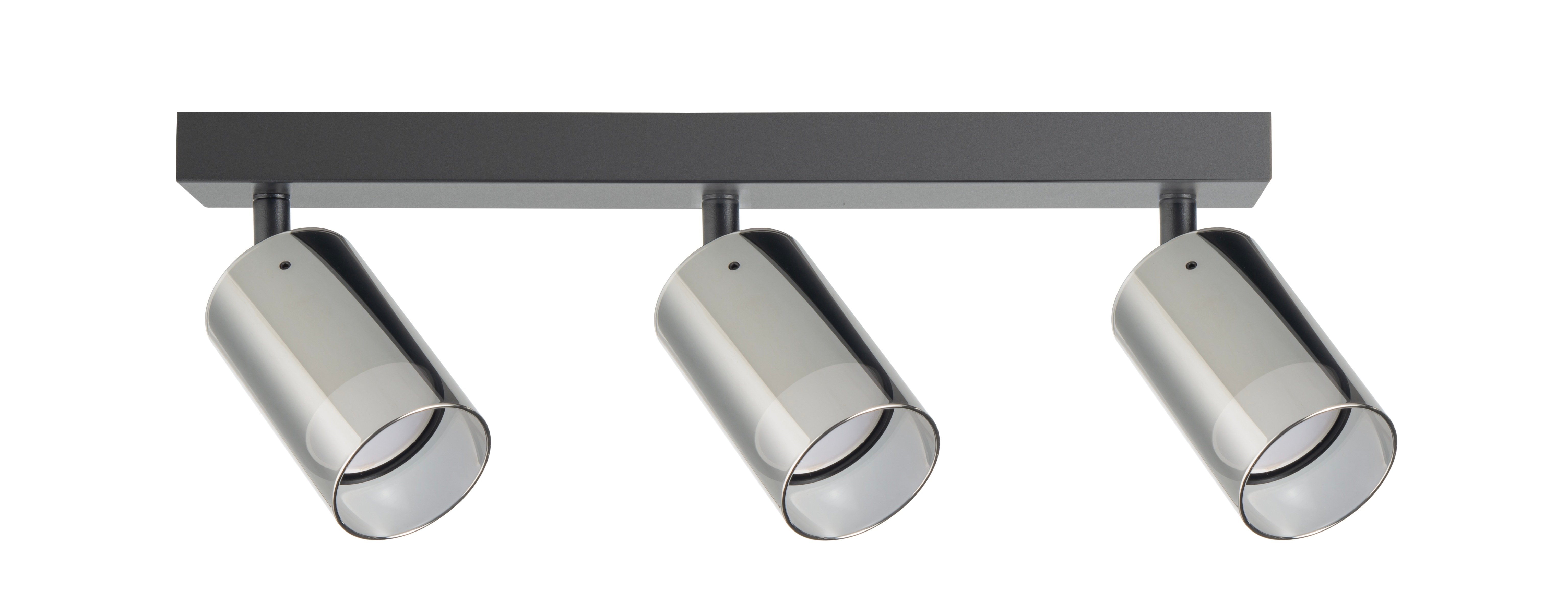 Zuma Line Ren stropní světlo 3x50 W černá-šedá OB-2211BD-3-BK