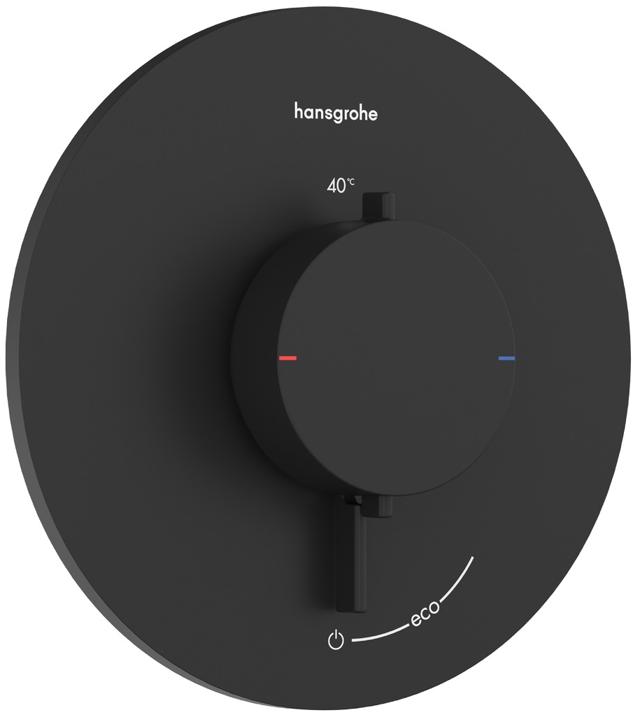 Hansgrohe Ecostat Comfort S sprchová baterie pod omítku s termostatem černá 33714670