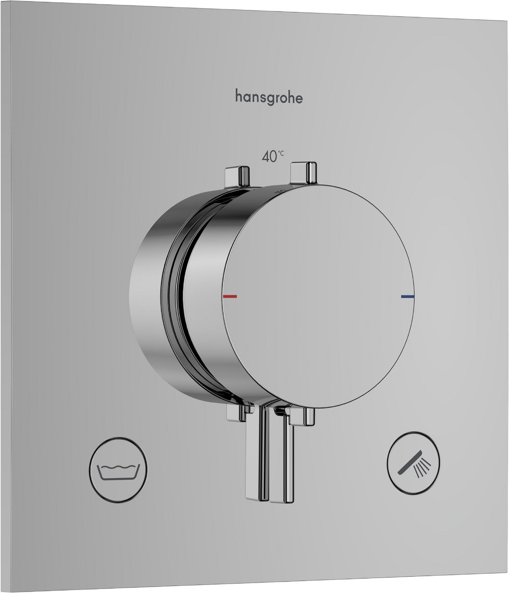 Hansgrohe Ecostat Comfort E vanová baterie pod omítku s termostatem chrom 33716000